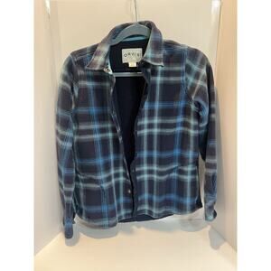 Orvis Shirt WomenLarge Classic Fit Long Sleeve Button Down Plaid Size S